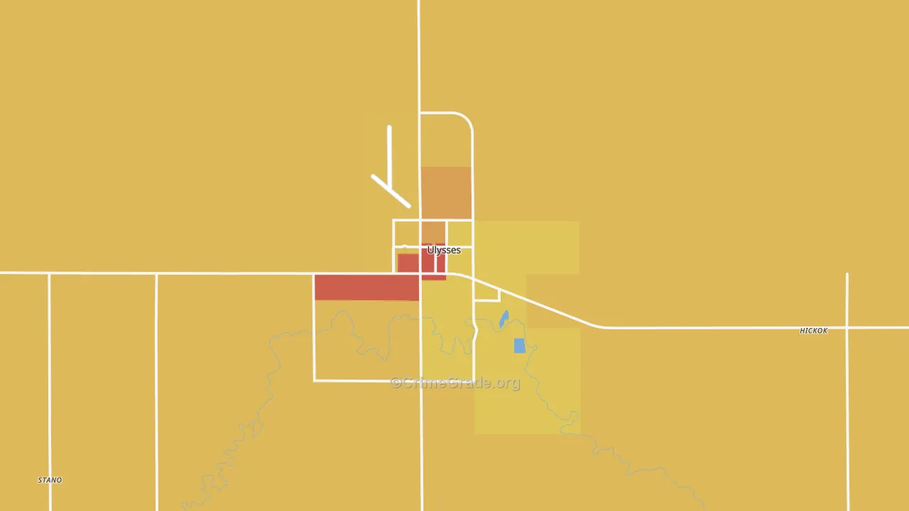 67880, KS Map of Drug-Related Crime Rates
