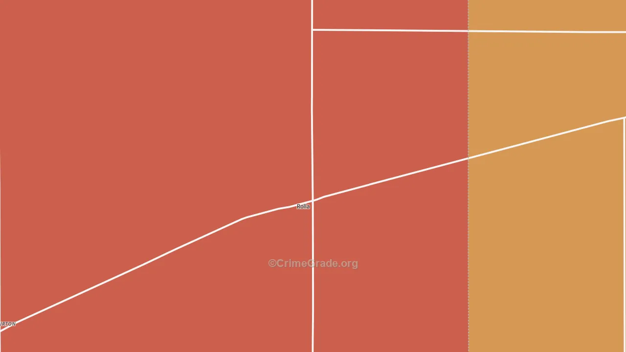 67954, KS Map of Drug-Related Crime Rates