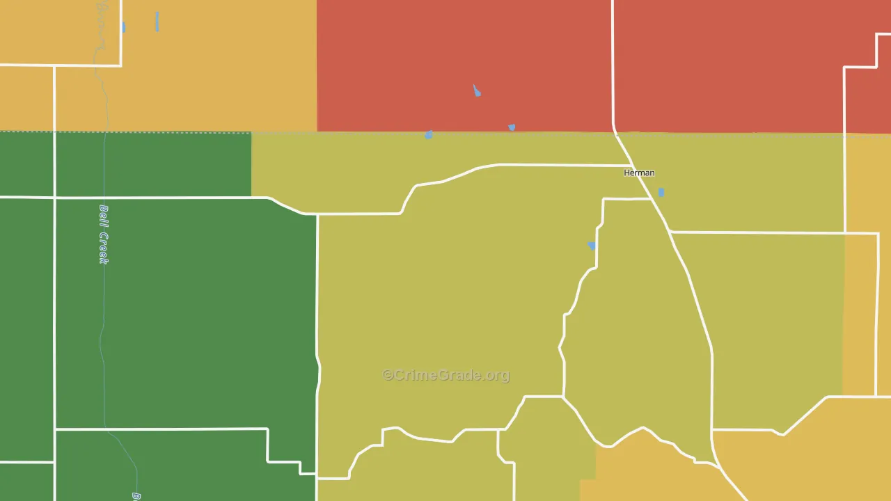 68029, NE Map of Drug-Related Crime Rates