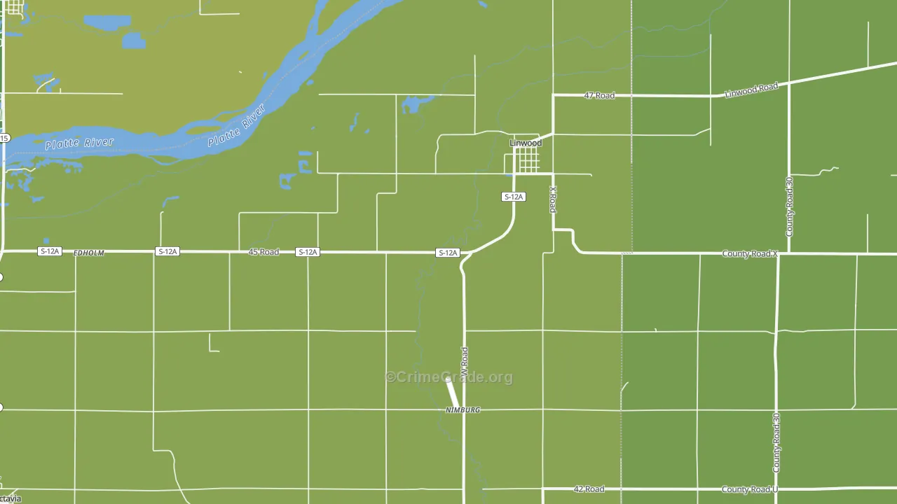 68036, NE Map of Drug-Related Crime Rates