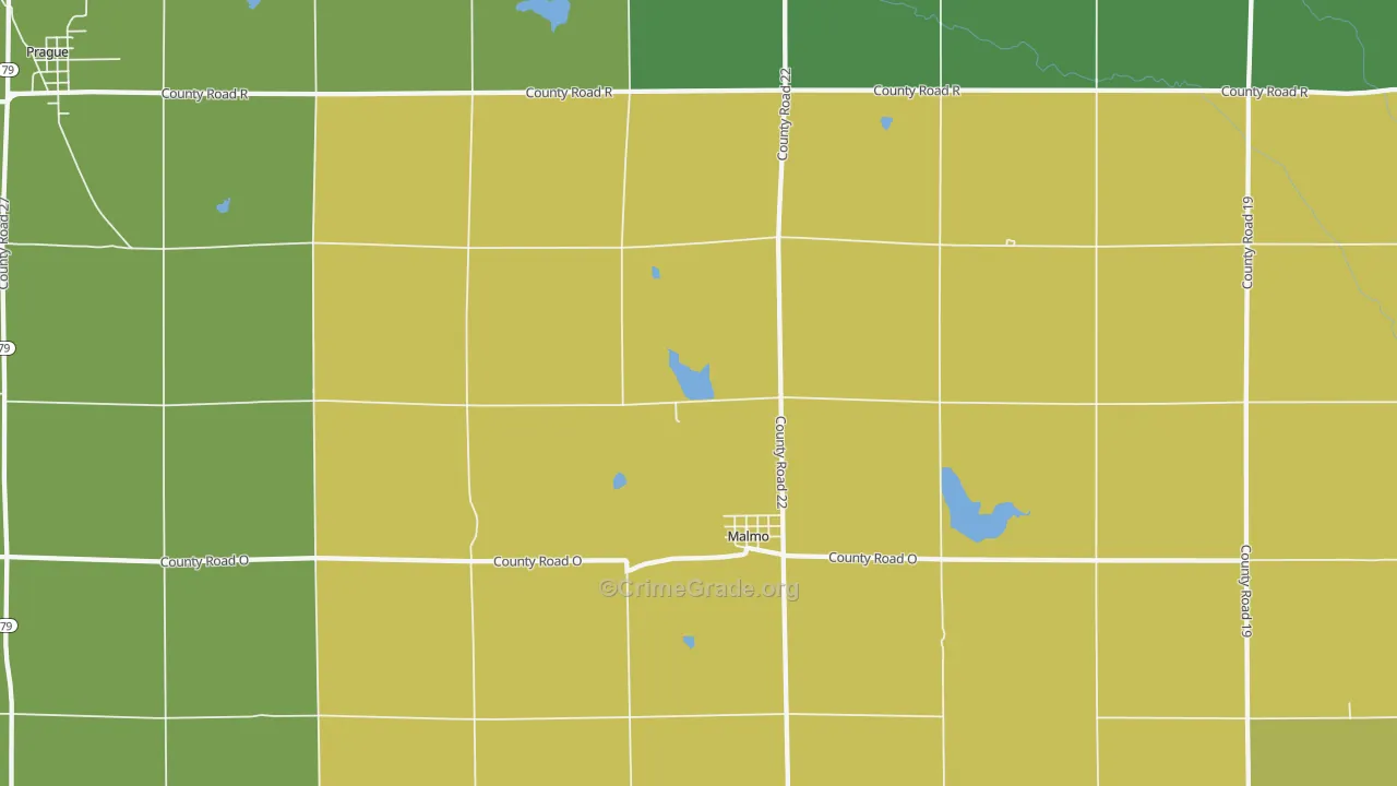 68040, NE Map of Drug-Related Crime Rates