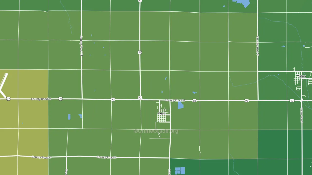 68041, NE Map of Drug-Related Crime Rates