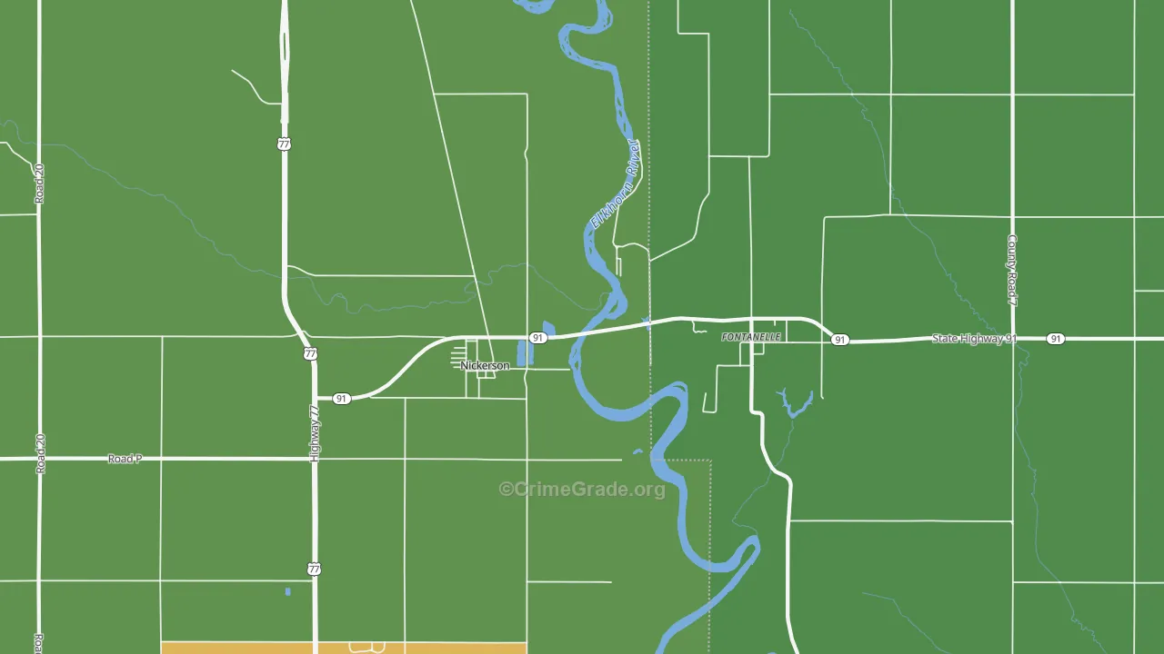 68044, NE Map of Drug-Related Crime Rates