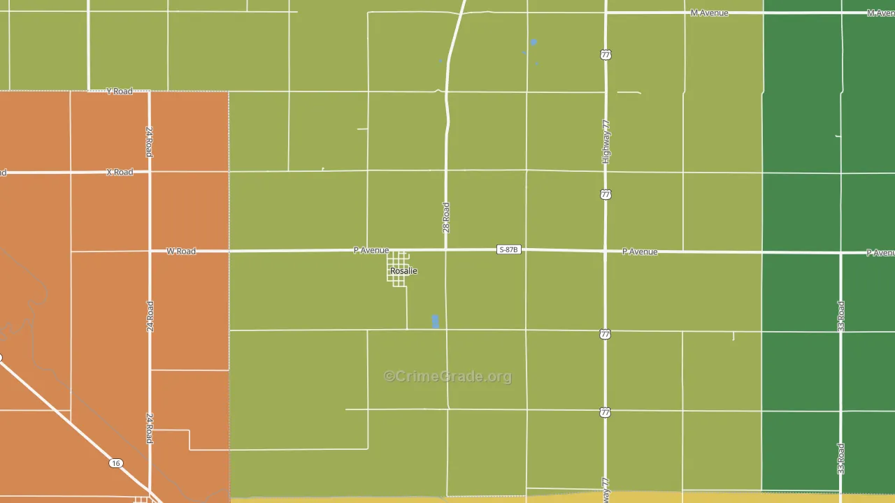 68055, NE Map of Drug-Related Crime Rates
