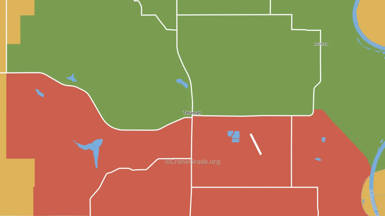 68061, NE Map of Drug-Related Crime Rates
