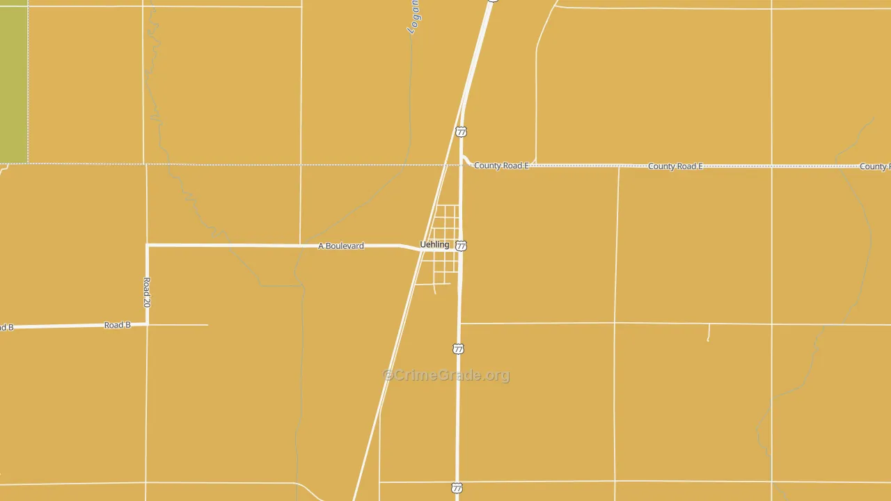 68063, NE Map of Drug-Related Crime Rates