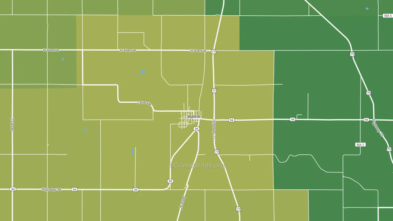 68067, NE Map of Drug-Related Crime Rates
