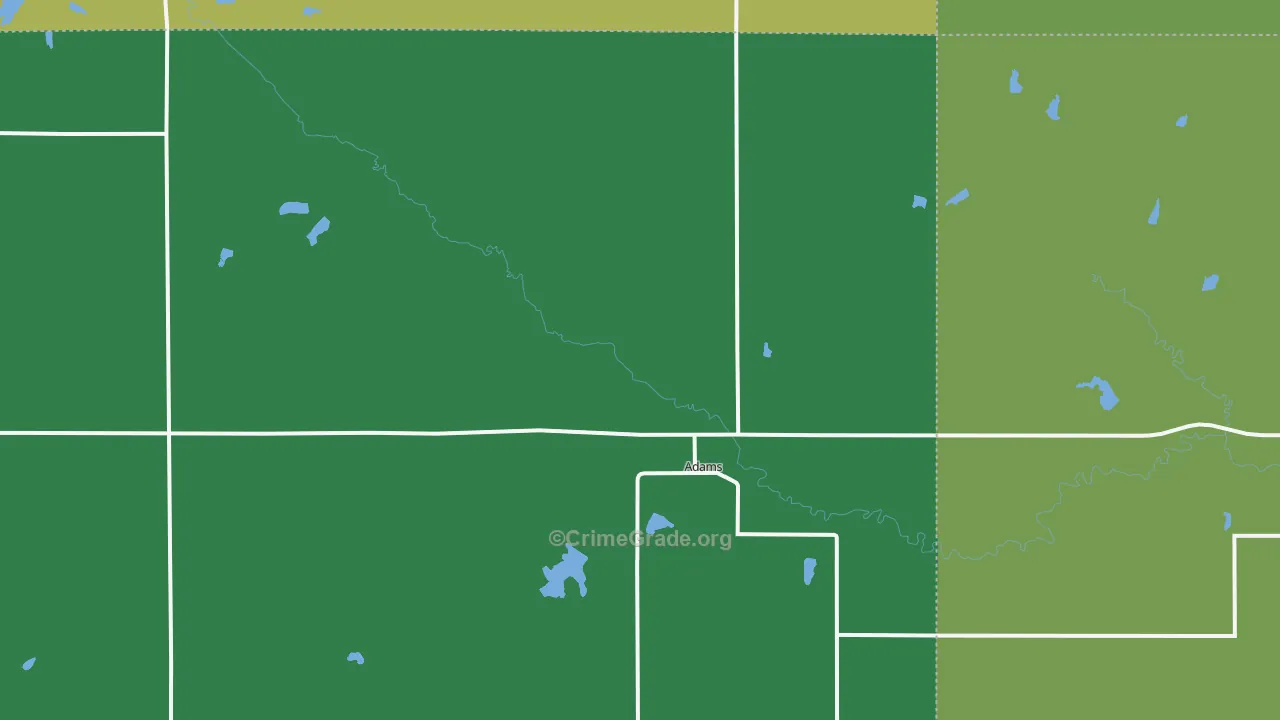 68301, NE Map of Drug-Related Crime Rates