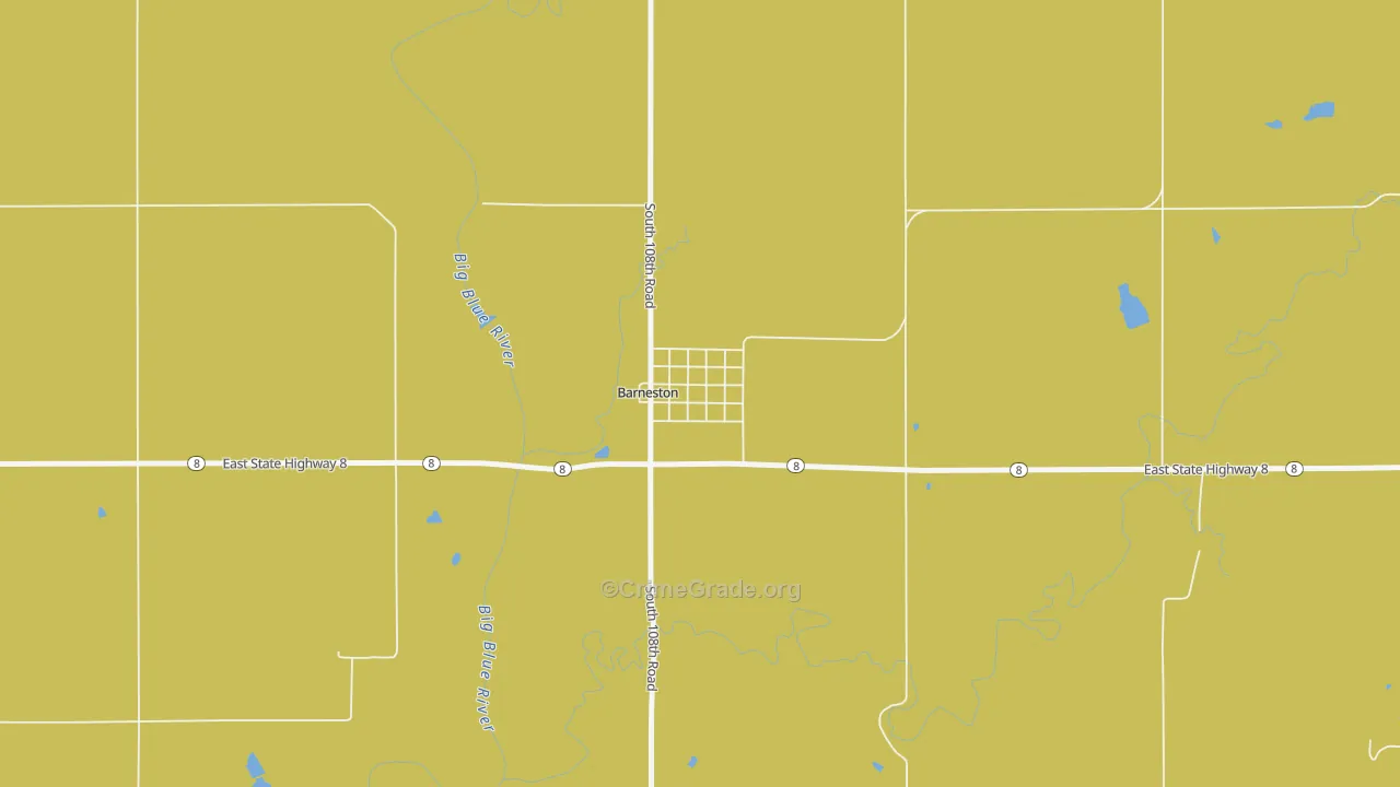 68309, NE Map of Drug-Related Crime Rates