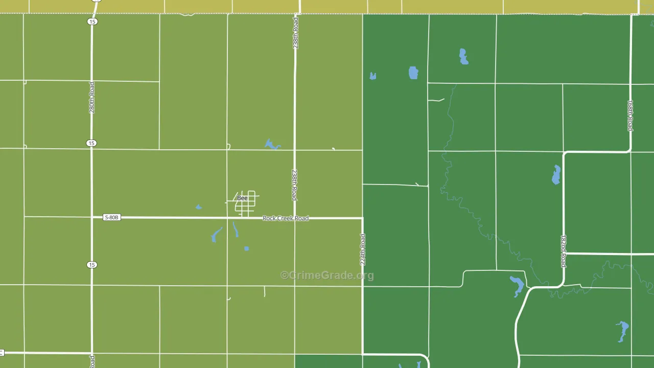 68314, NE Map of Drug-Related Crime Rates
