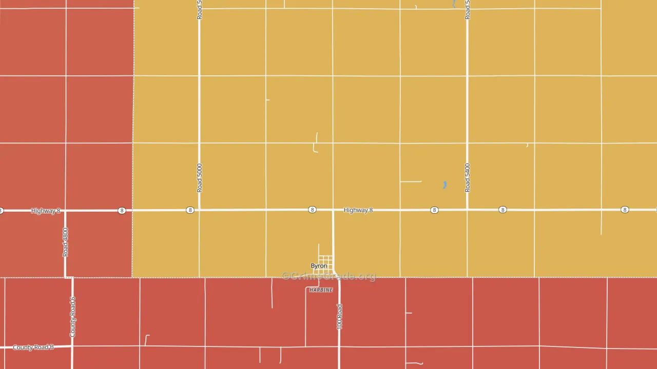 68325, NE Map of Drug-Related Crime Rates