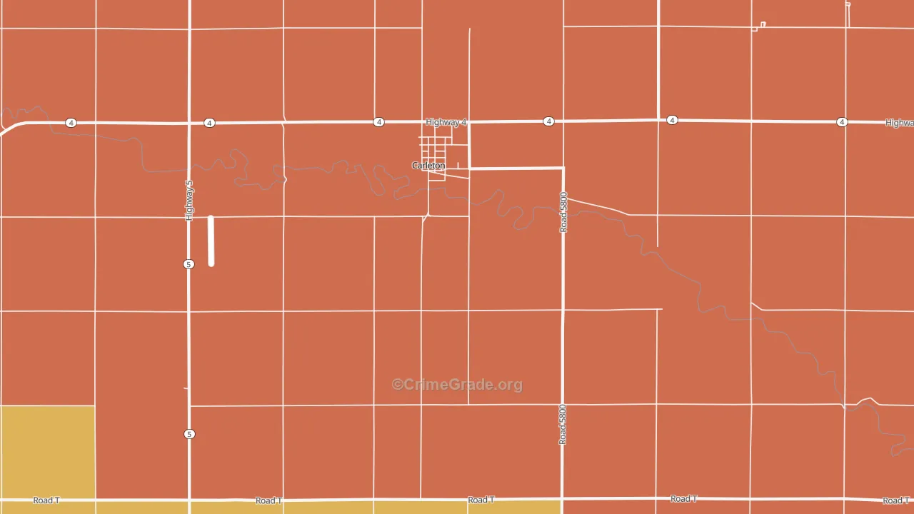 68326, NE Map of Drug-Related Crime Rates