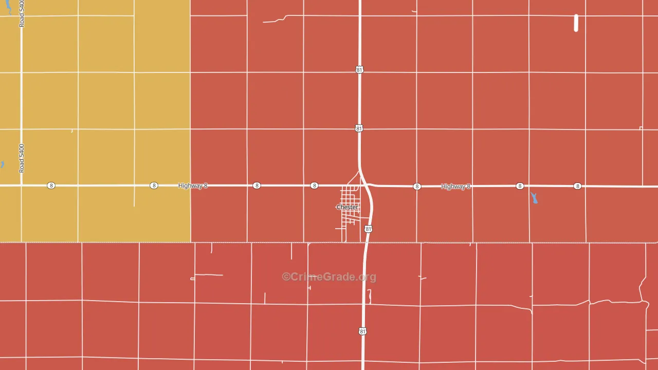68327, NE Map of Drug-Related Crime Rates