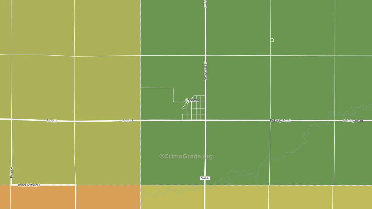 68330, NE Map of Drug-Related Crime Rates