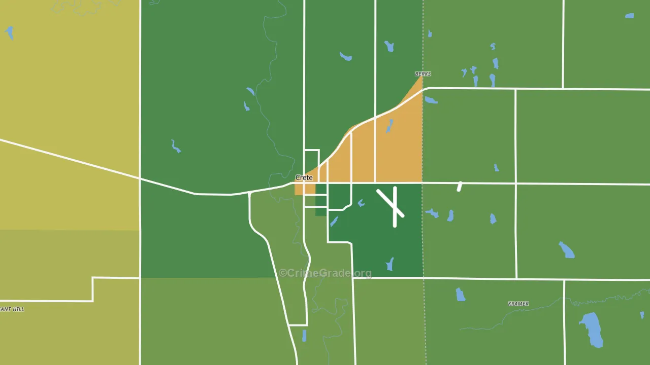 68333, NE Map of Drug-Related Crime Rates