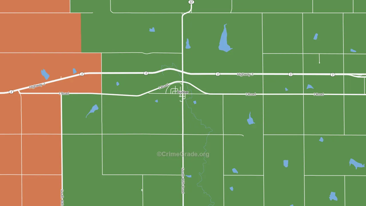 68346, NE Map of Drug-Related Crime Rates