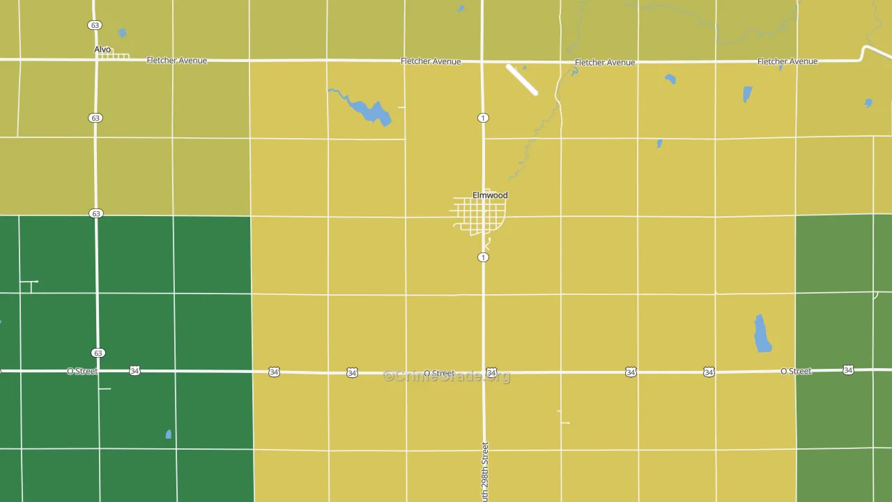 68349, NE Map of Drug-Related Crime Rates