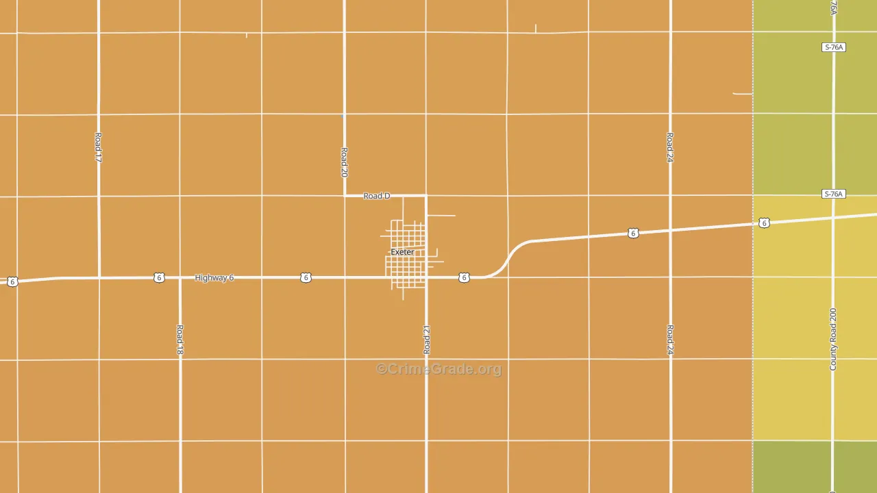 68351, NE Map of Drug-Related Crime Rates