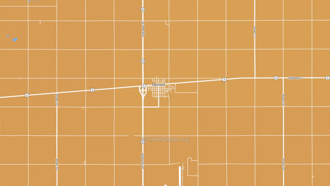68354, NE Map of Drug-Related Crime Rates