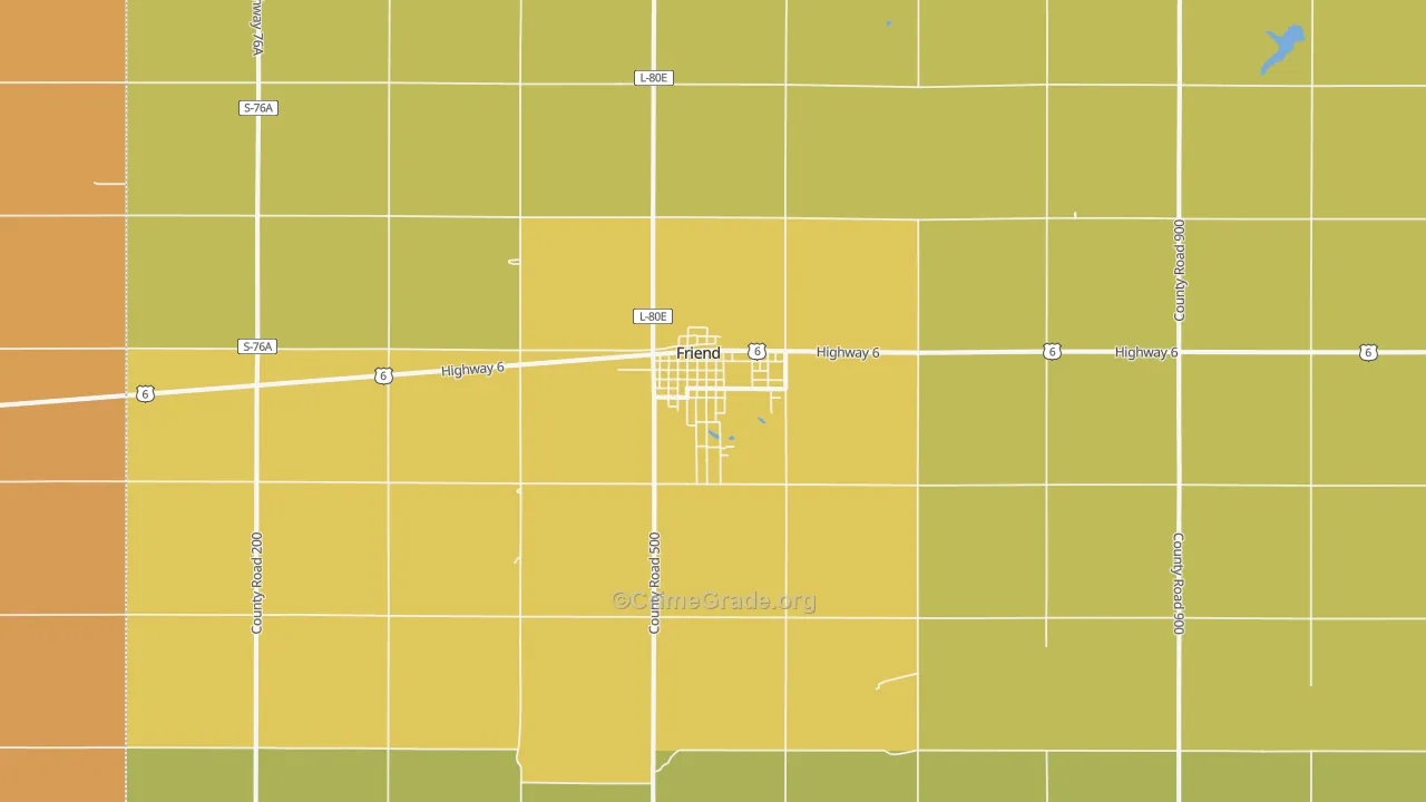68359, NE Map of Drug-Related Crime Rates