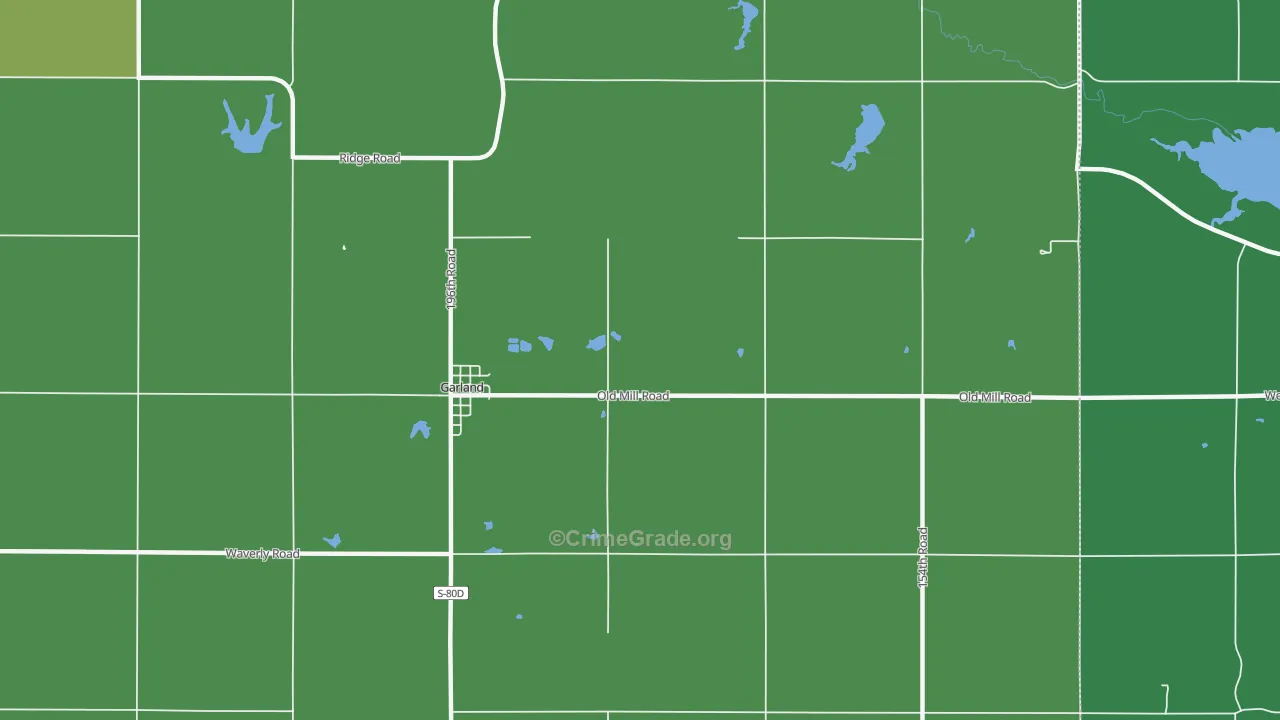 68360, NE Map of Drug-Related Crime Rates