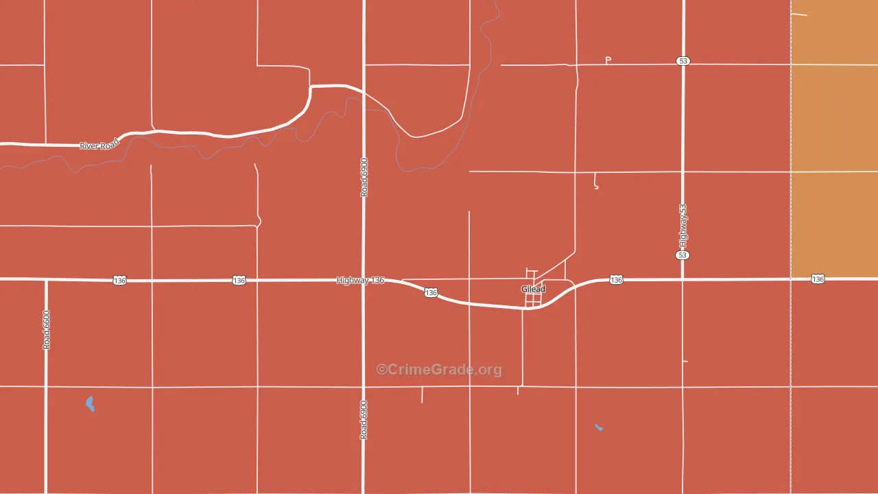 68362, NE Map of Drug-Related Crime Rates