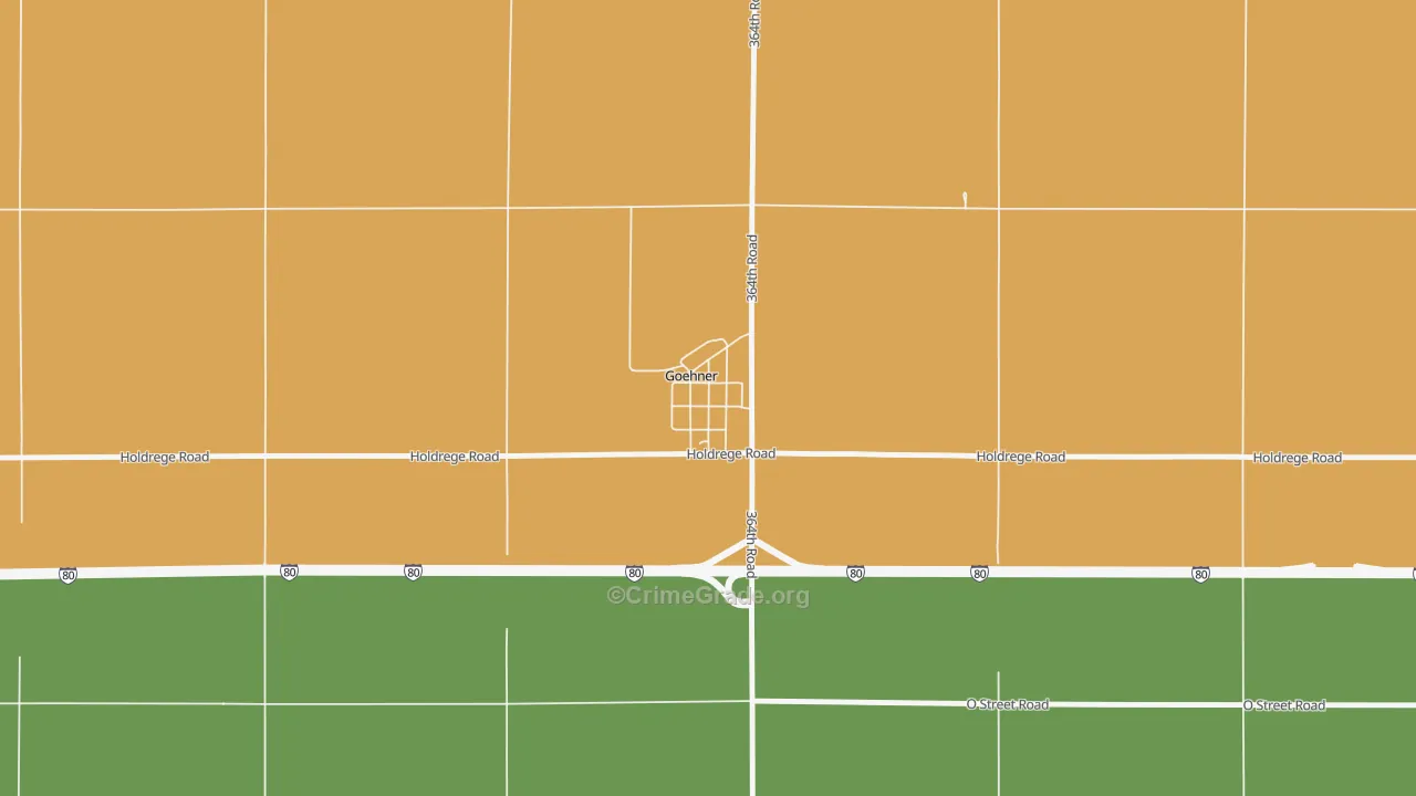 68364, NE Map of Drug-Related Crime Rates