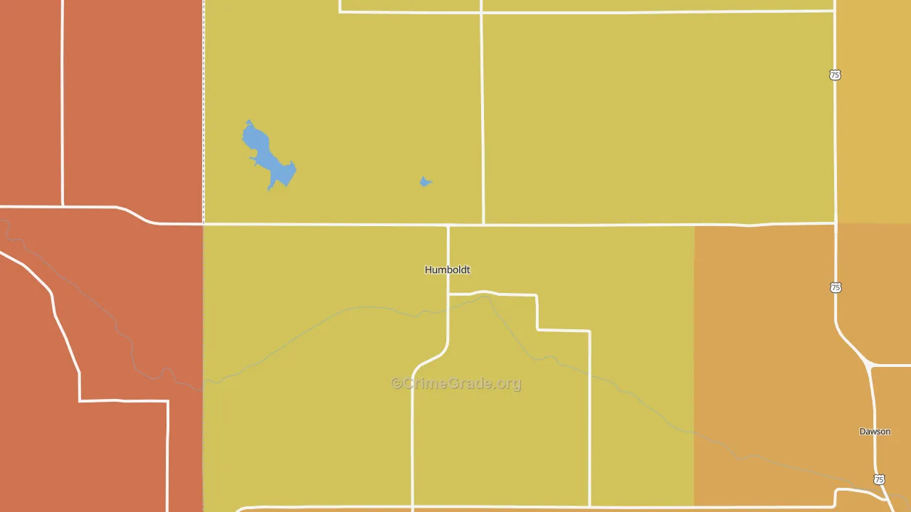 68376, NE Map of Drug-Related Crime Rates