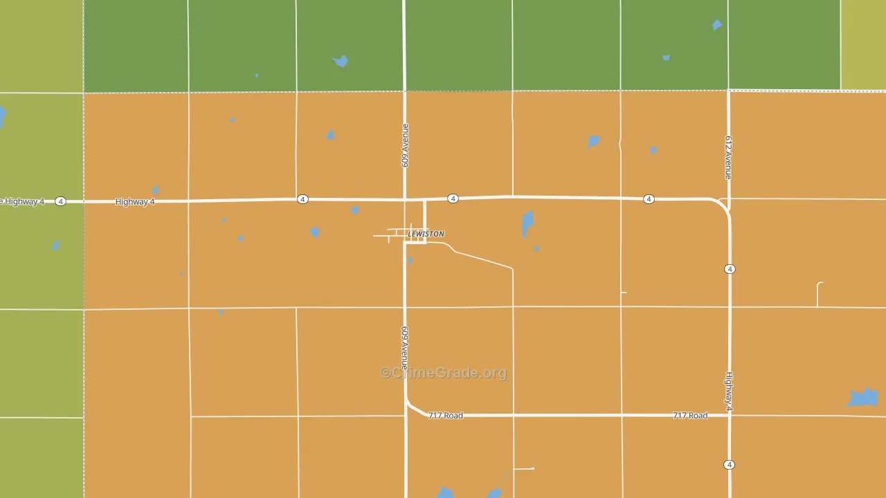 68380, NE Map of Drug-Related Crime Rates