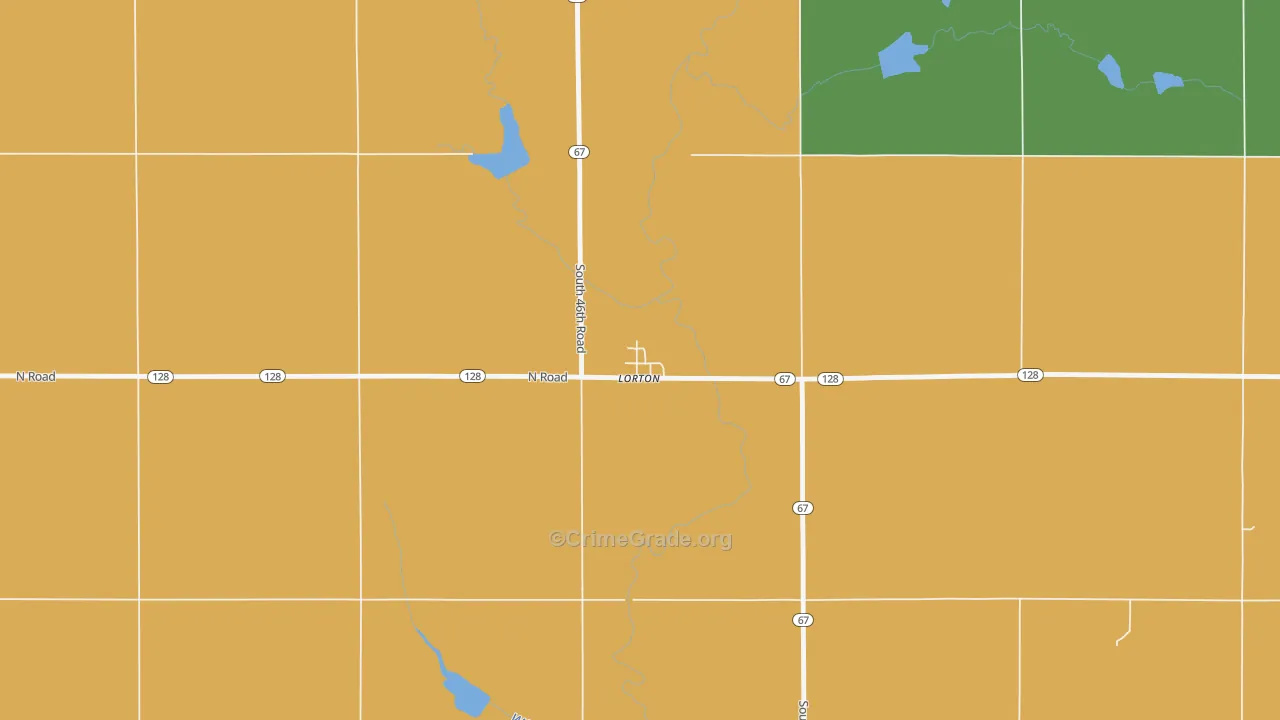68382, NE Map of Drug-Related Crime Rates