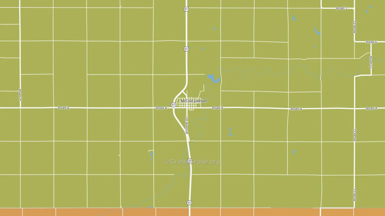 68401, NE Map of Drug-Related Crime Rates
