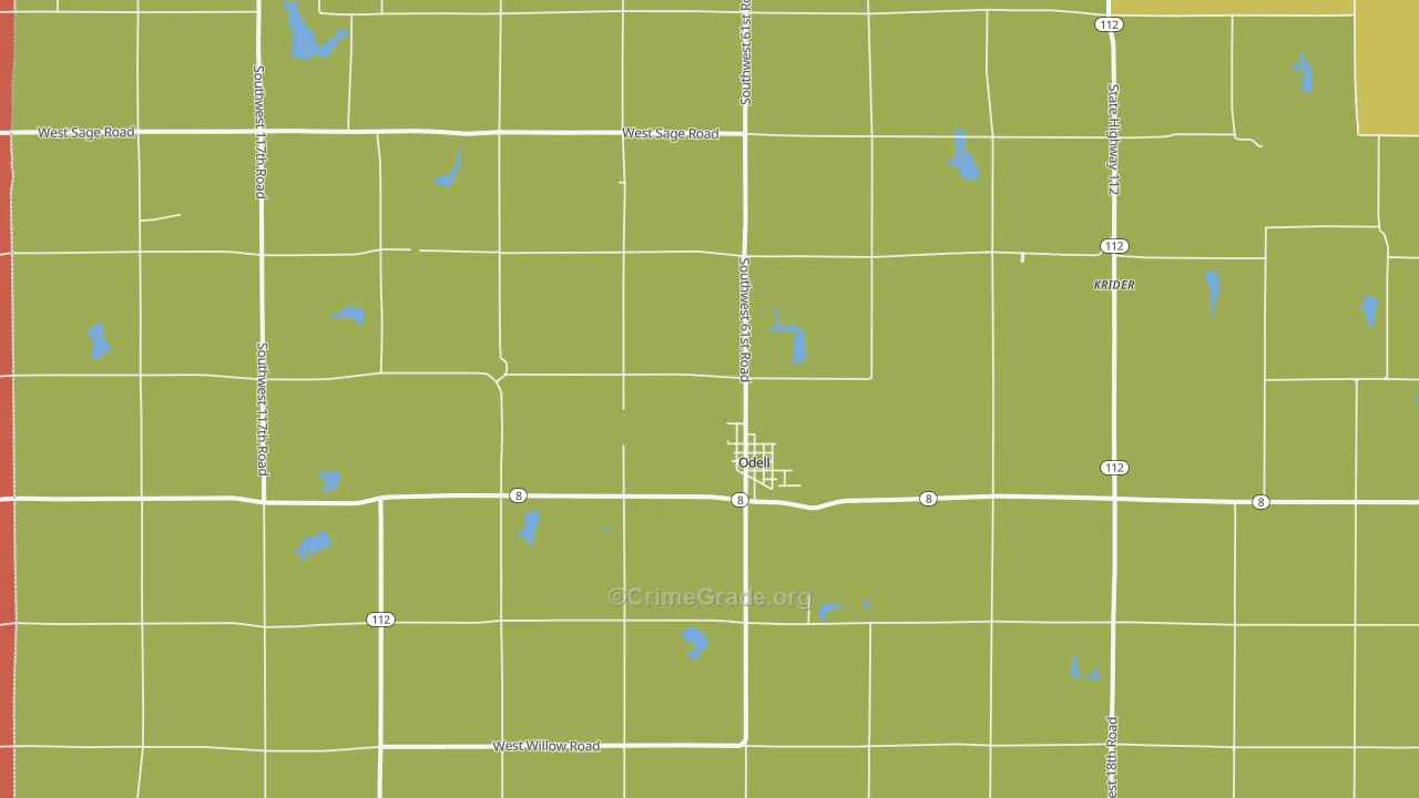 68415, NE Map of Drug-Related Crime Rates