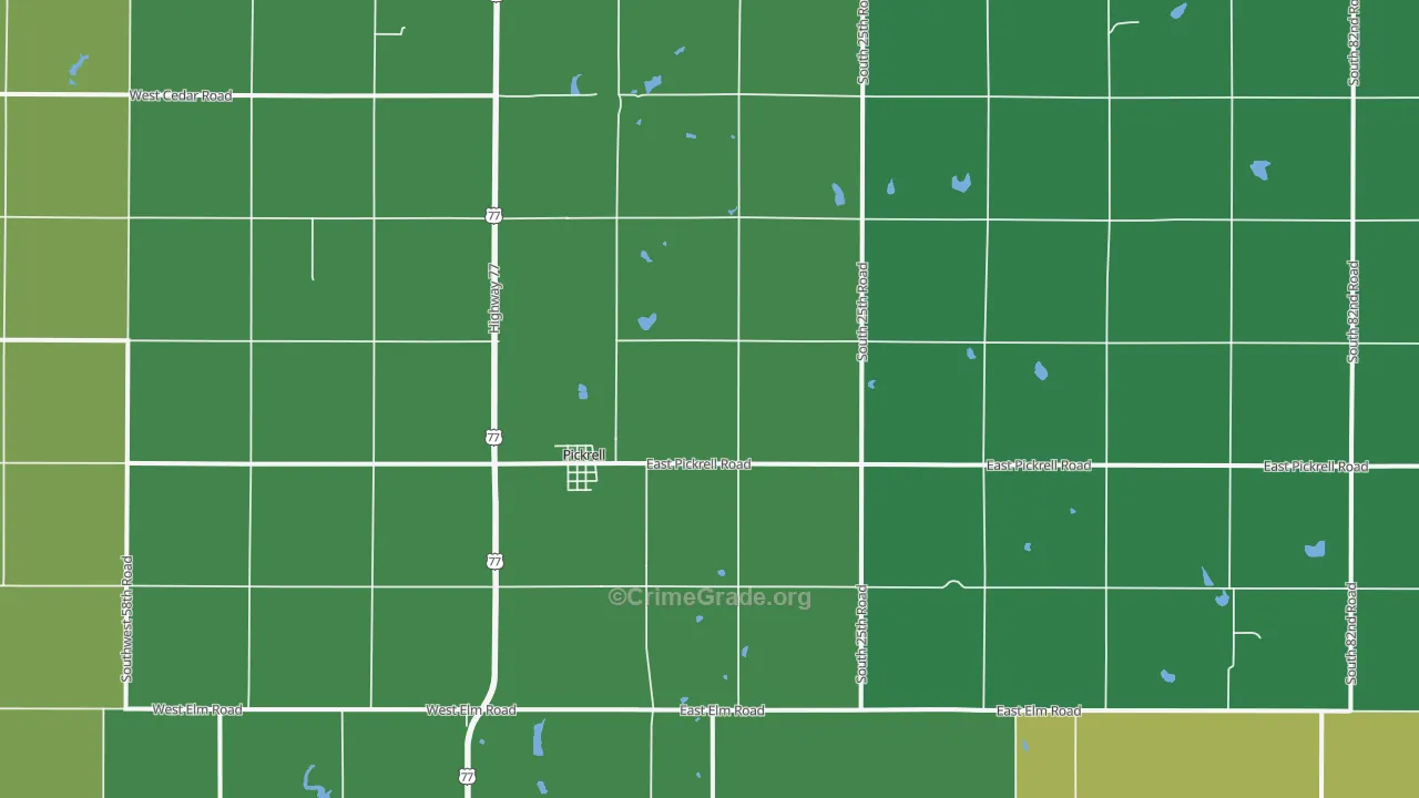 68422, NE Map of Drug-Related Crime Rates