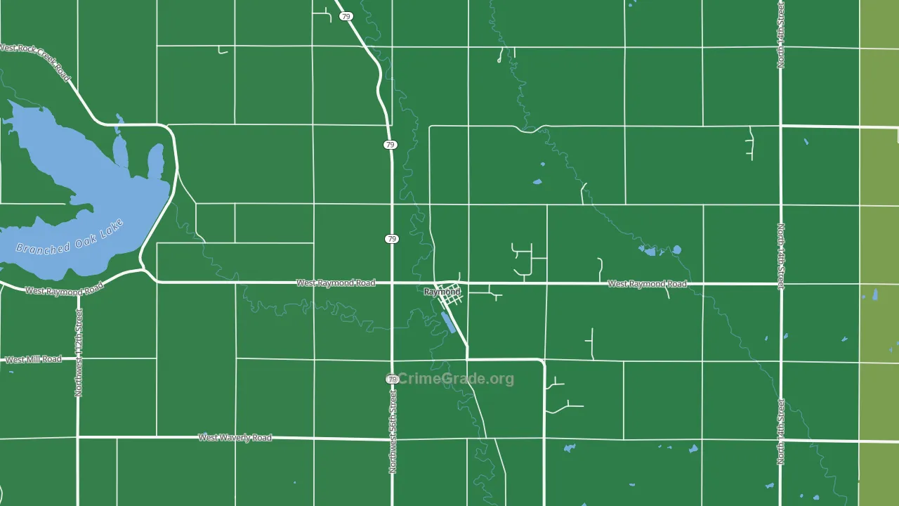 68428, NE Map of Drug-Related Crime Rates