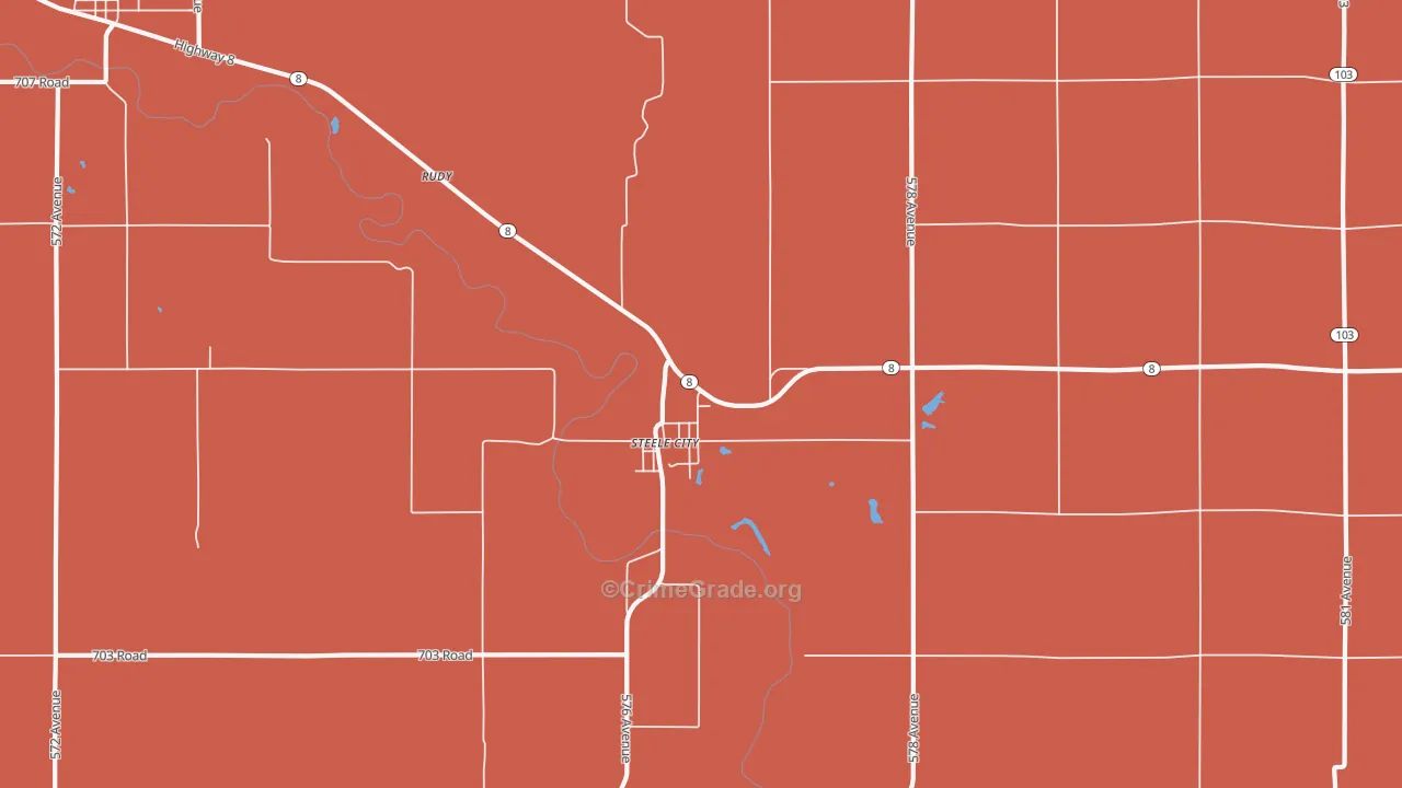 68440, NE Map of Drug-Related Crime Rates