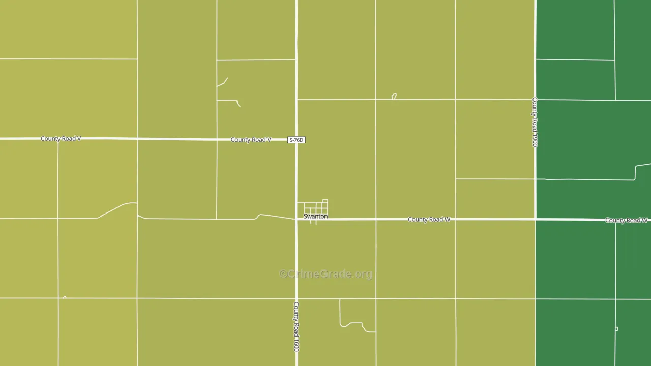 68445, NE Map of Drug-Related Crime Rates