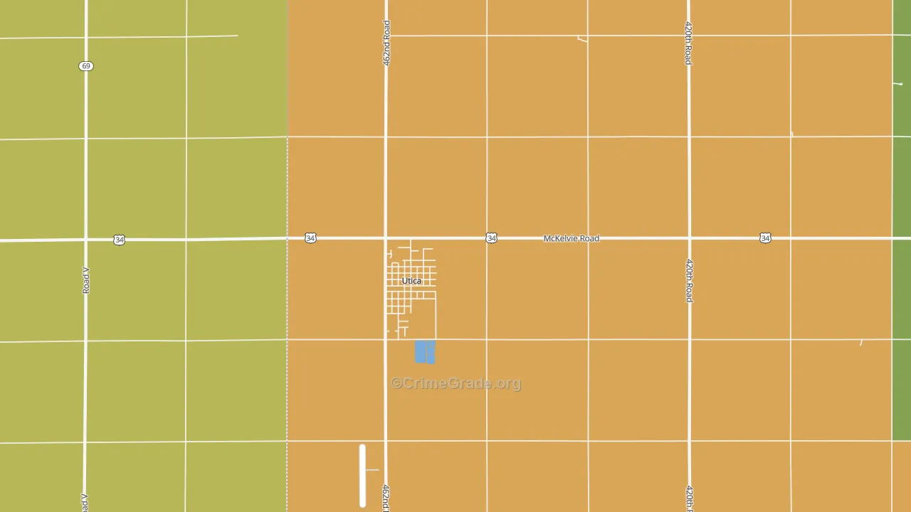 68456, NE Map of Drug-Related Crime Rates