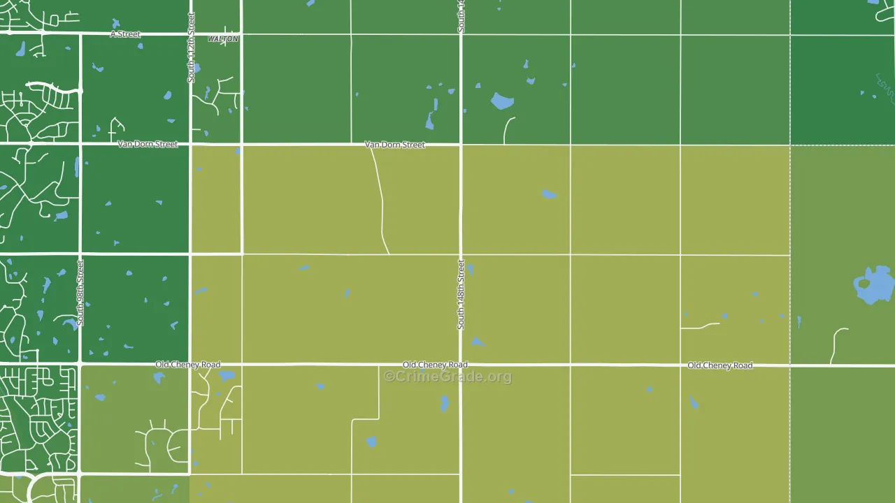 68461, NE Map of Drug-Related Crime Rates