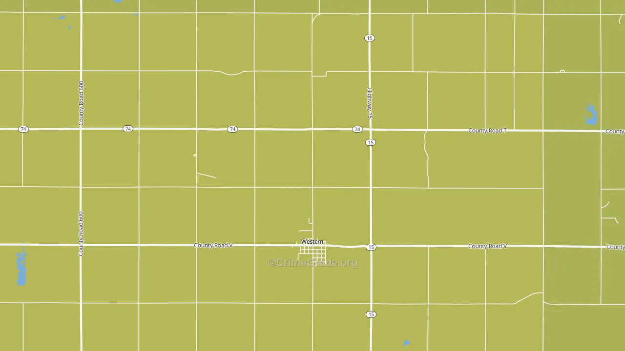 68464, NE Map of Drug-Related Crime Rates