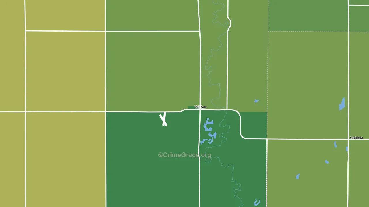 68465, NE Map of Drug-Related Crime Rates