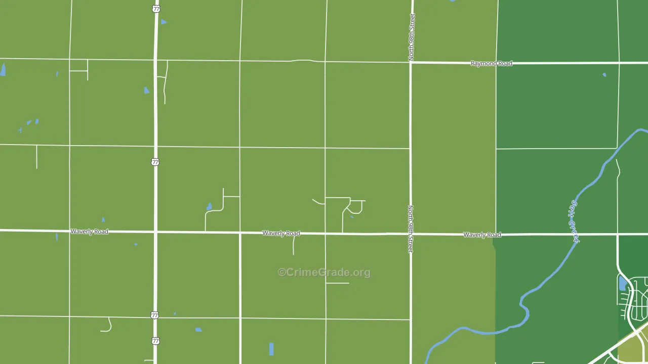 68517, NE Map of Drug-Related Crime Rates