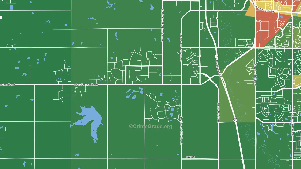 68523, NE Map of Drug-Related Crime Rates