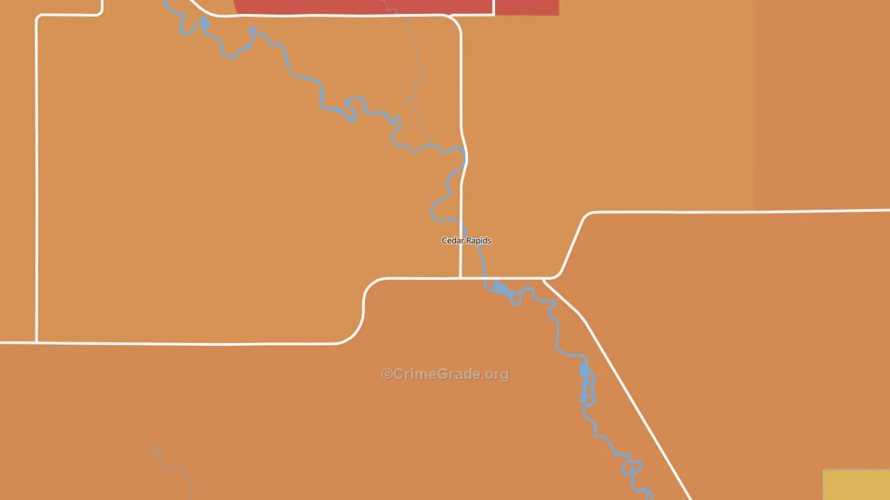 68627, NE Map of Drug-Related Crime Rates