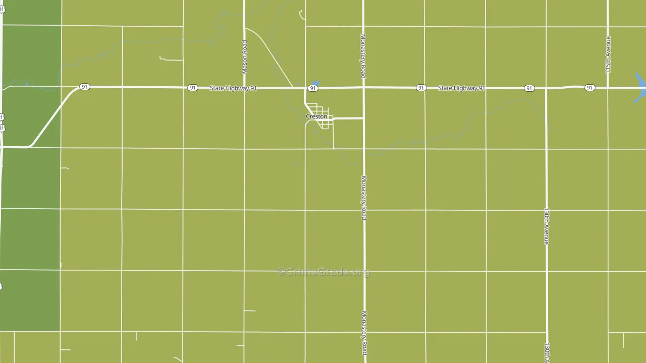 68631, NE Map of Drug-Related Crime Rates
