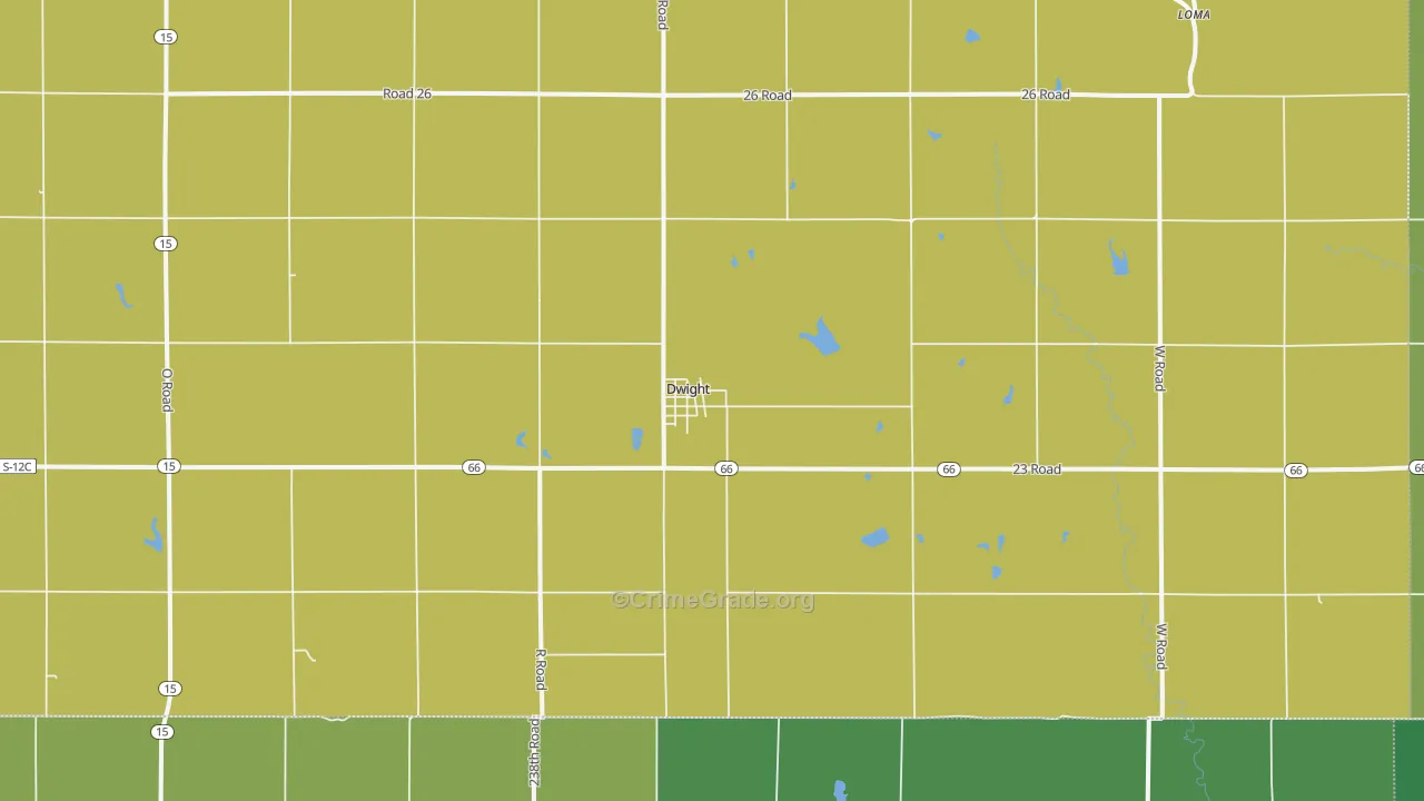 68635, NE Map of Drug-Related Crime Rates