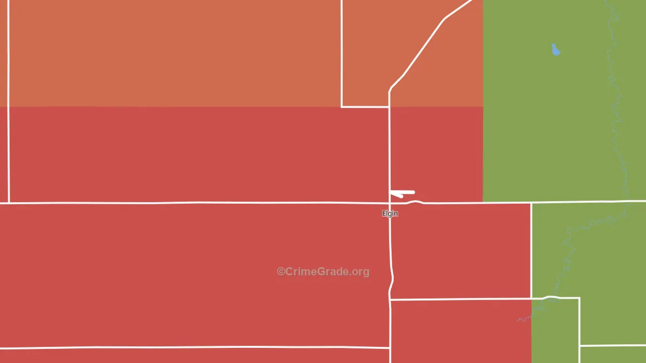 68636, NE Map of Drug-Related Crime Rates