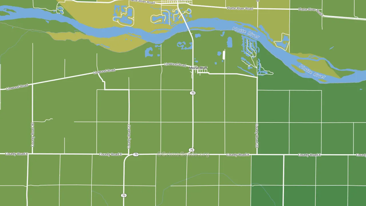 68648, NE Map of Drug-Related Crime Rates