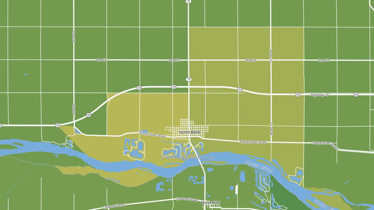 68649, NE Map of Drug-Related Crime Rates