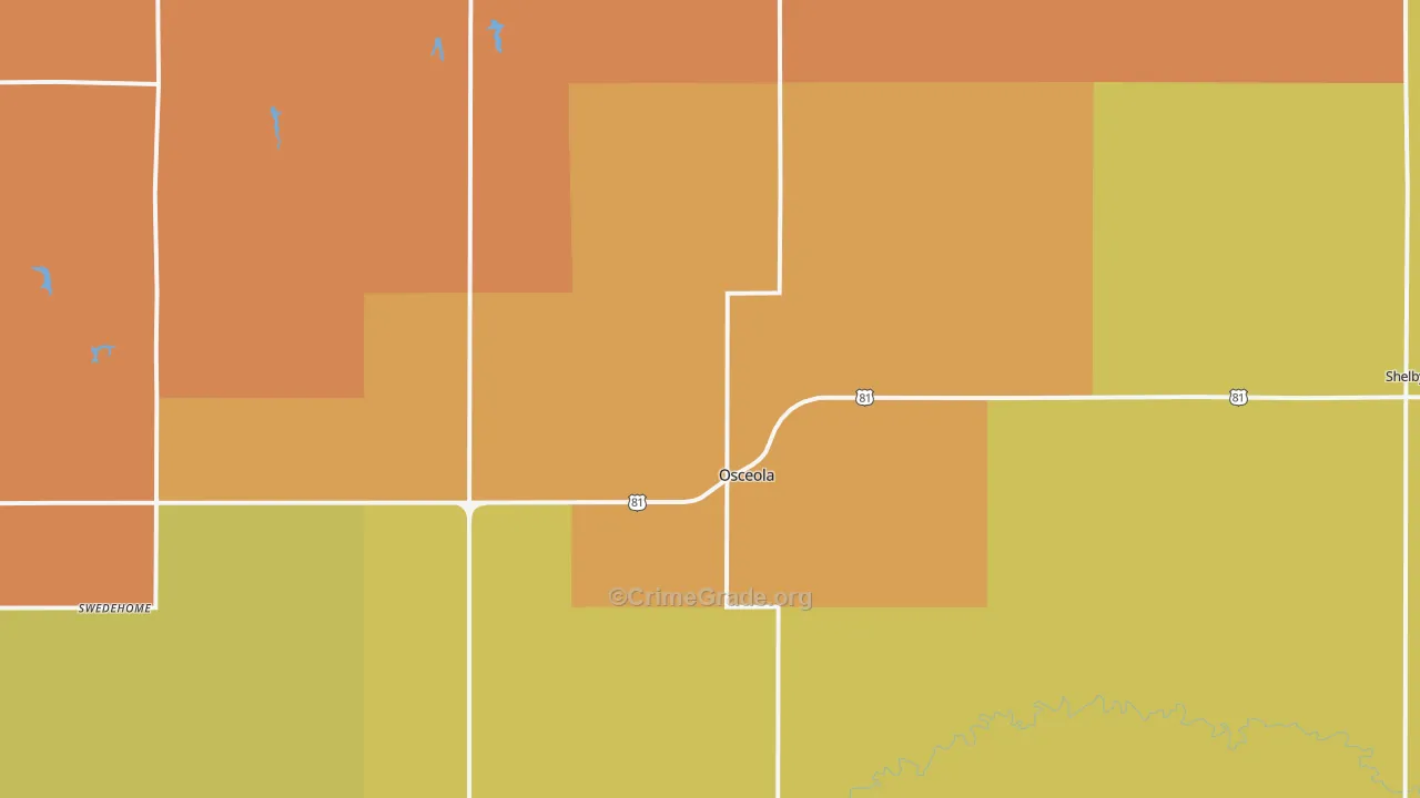 68651, NE Map of Drug-Related Crime Rates