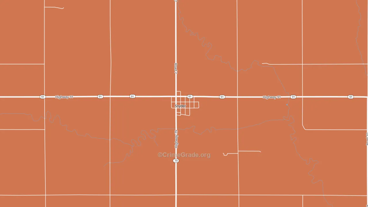 68664, NE Map of Drug-Related Crime Rates